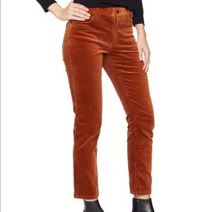Blank NYC copper Corduroy sz 26 hi-rise jeans crop
